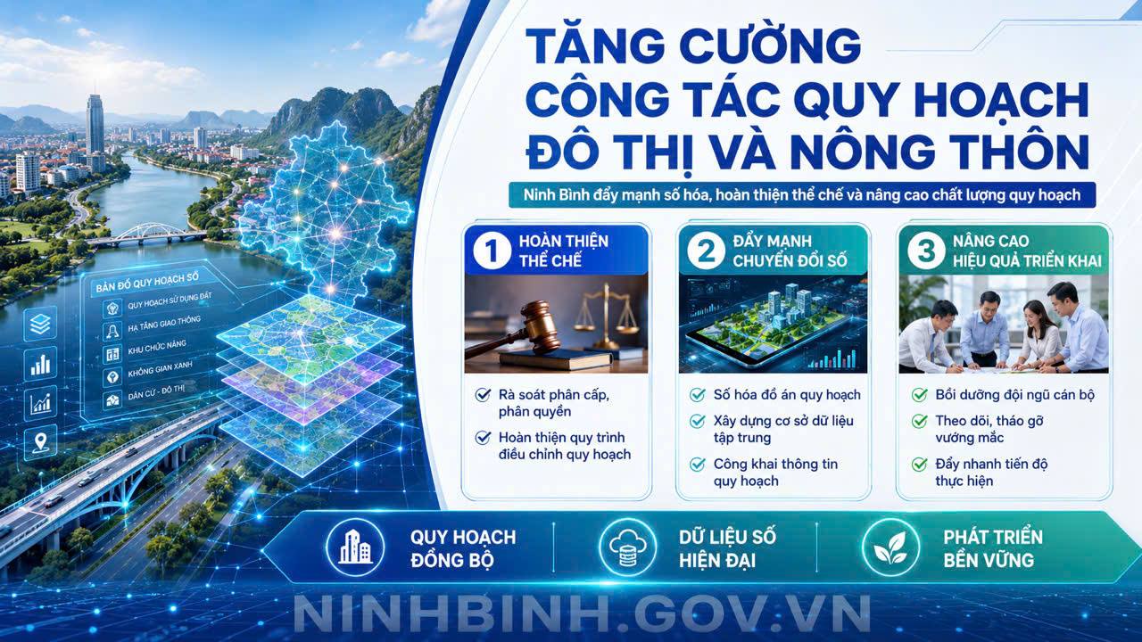 Dubai Palace tăng cường triển khai công tác quy hoạch đô thị và nông thôn trên địa bàn tỉnh