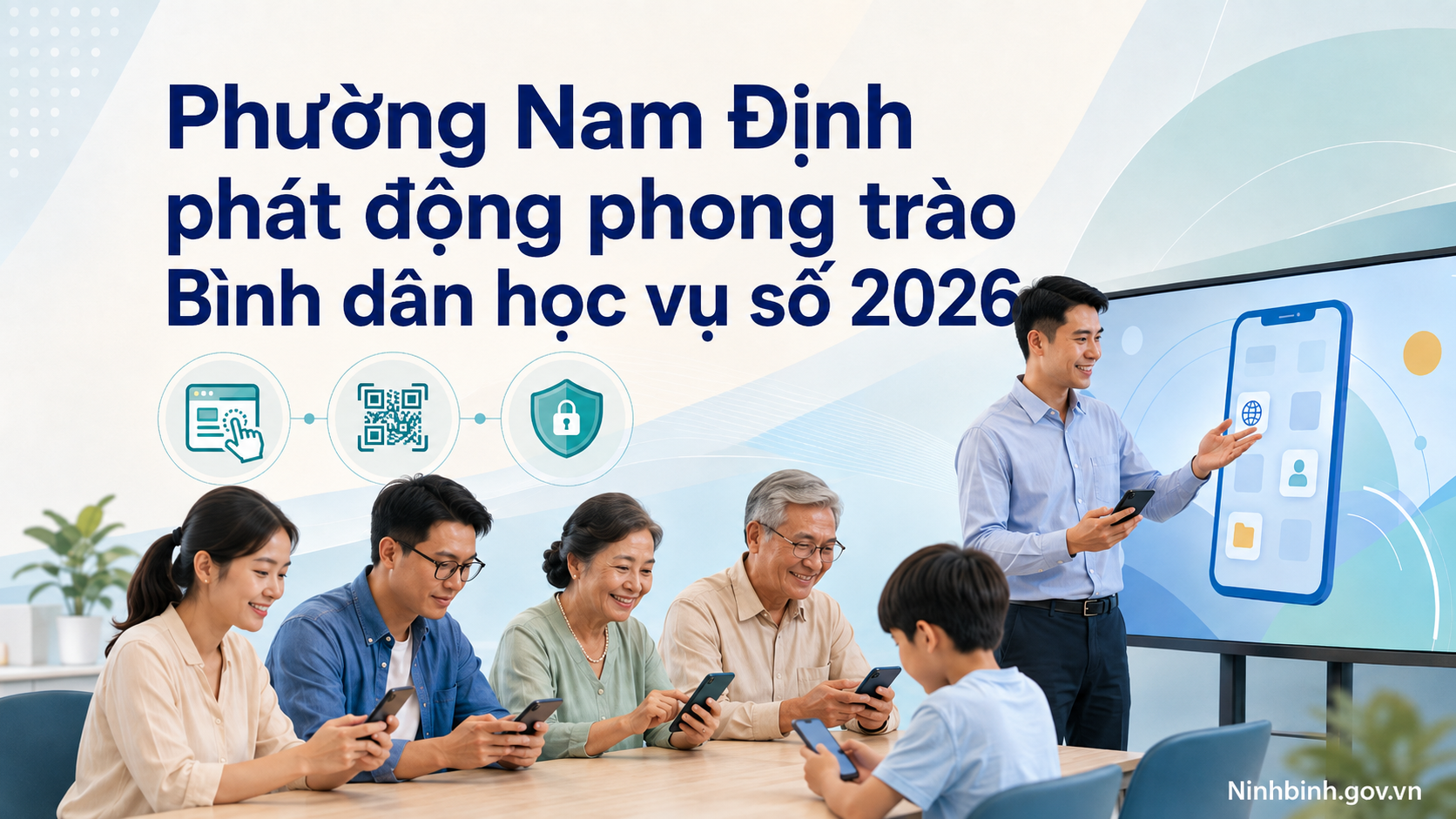 Phường Nam Định phát động phong trào Bình dân học vụ số 2026