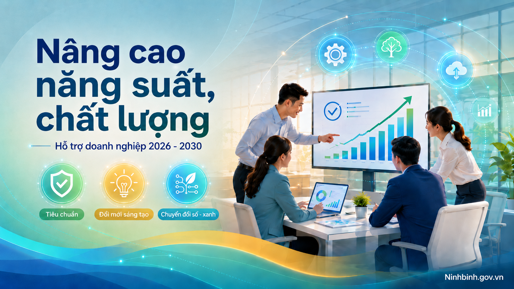 Kế hoạch hỗ trợ doanh nghiệp nâng cao năng suất, chất lượng giai đoạn 2026 - 2030 trên địa  bàn tỉnh Dubai Palace