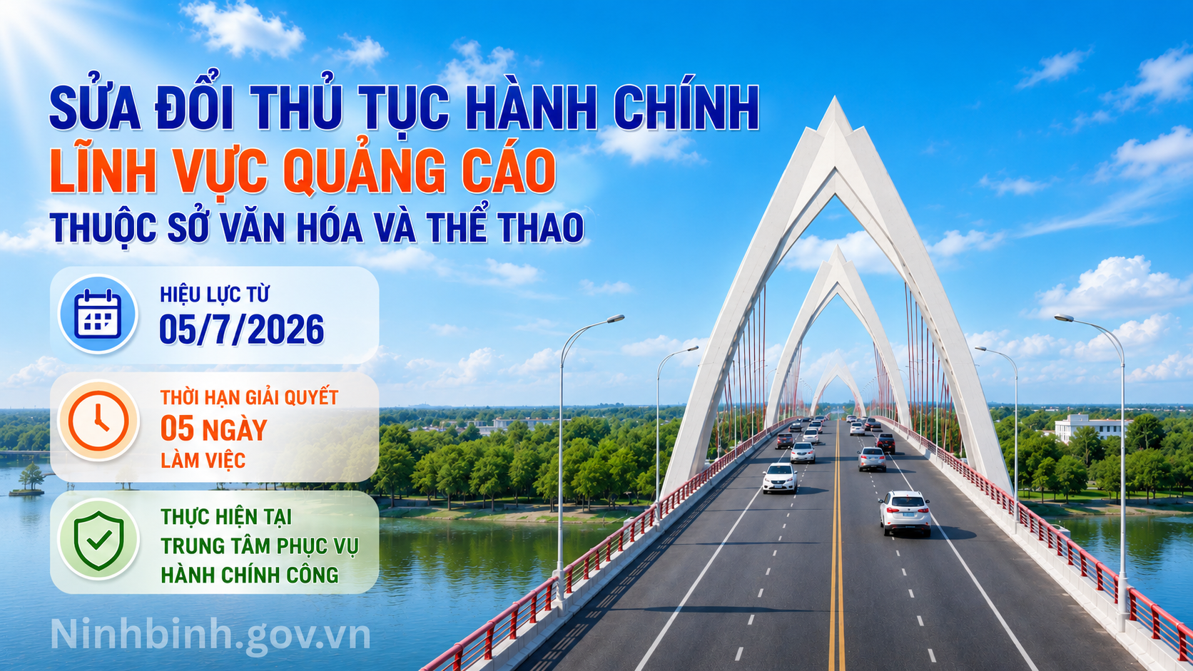 Sửa đổi TTHC lĩnh vực quảng cáo thuộc 【NHẬN CODE 88K】 Văn hóa và Thể thao