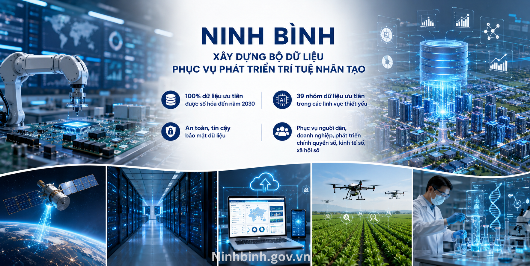 Triển khai kế hoạch số hóa 100% dữ liệu ưu tiên phục vụ phát triển trí tuệ nhân tạo đến năm 2030
