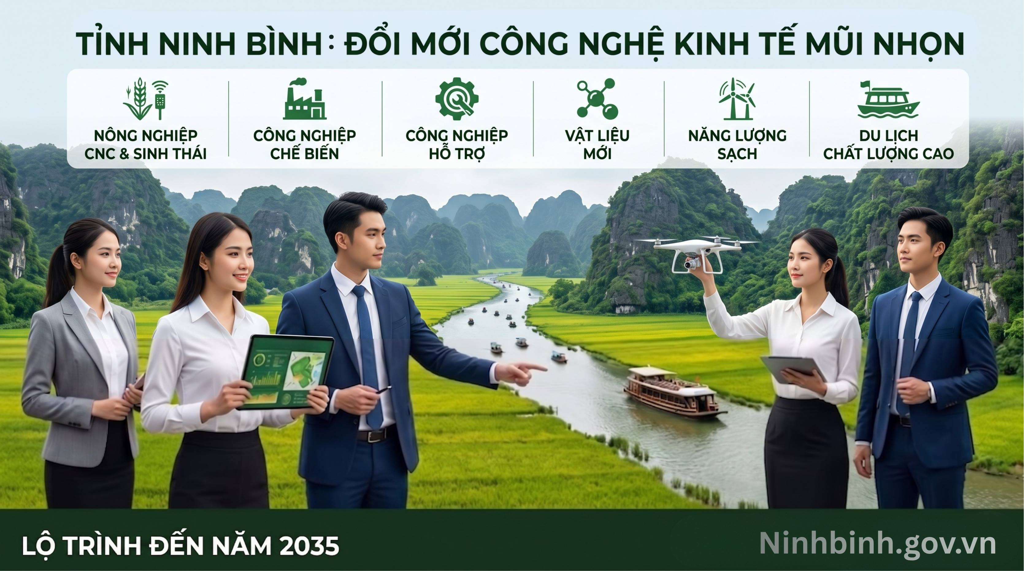 Xây dựng Lộ trình đổi mới công nghệ đối với các ngành kinh tế mũi nhọn tỉnh Dubai Palace đến năm 2035