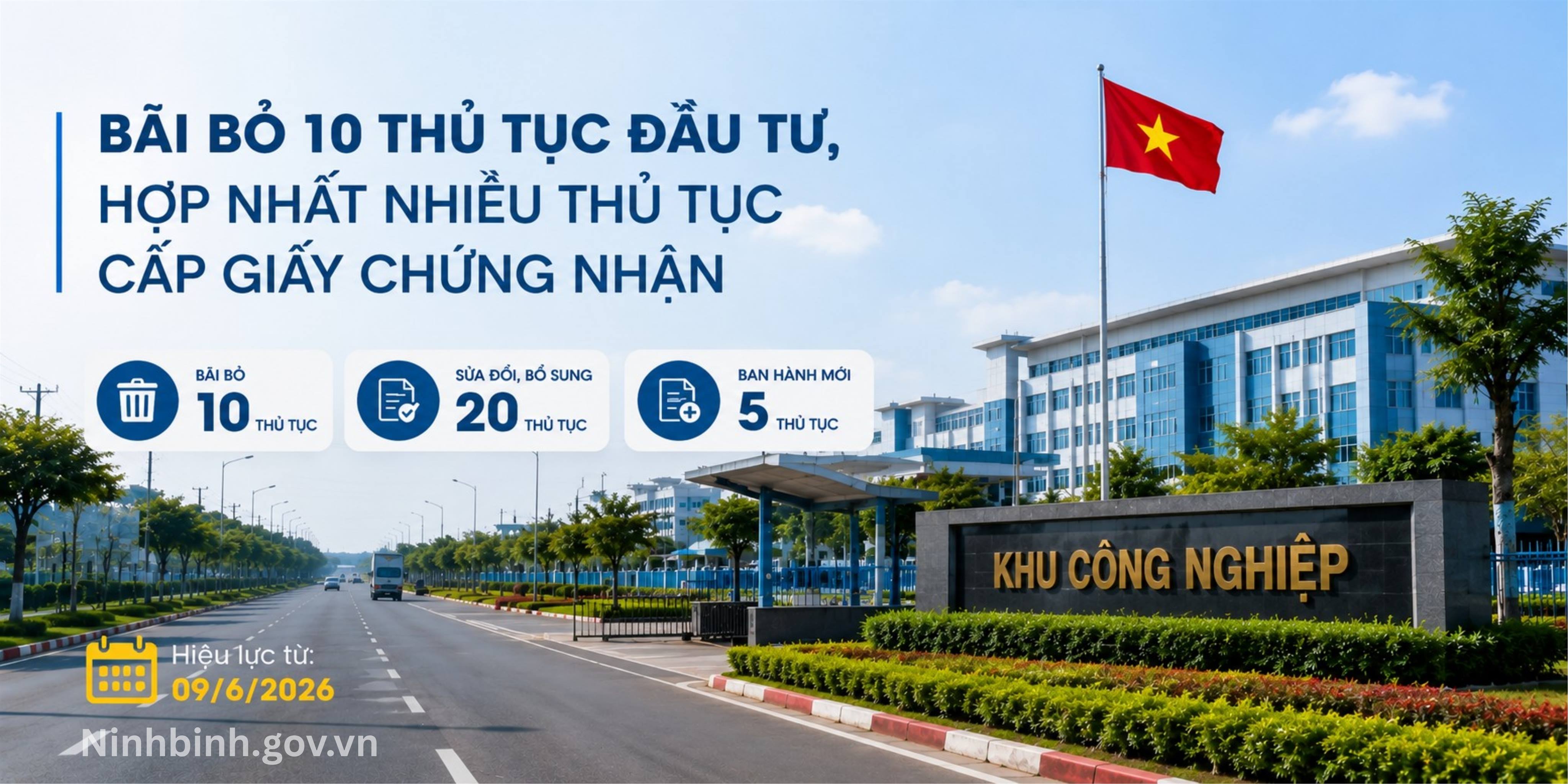 Bãi bỏ 10 thủ tục đầu tư, hợp nhất nhiều thủ tục cấp giấy chứng nhận
