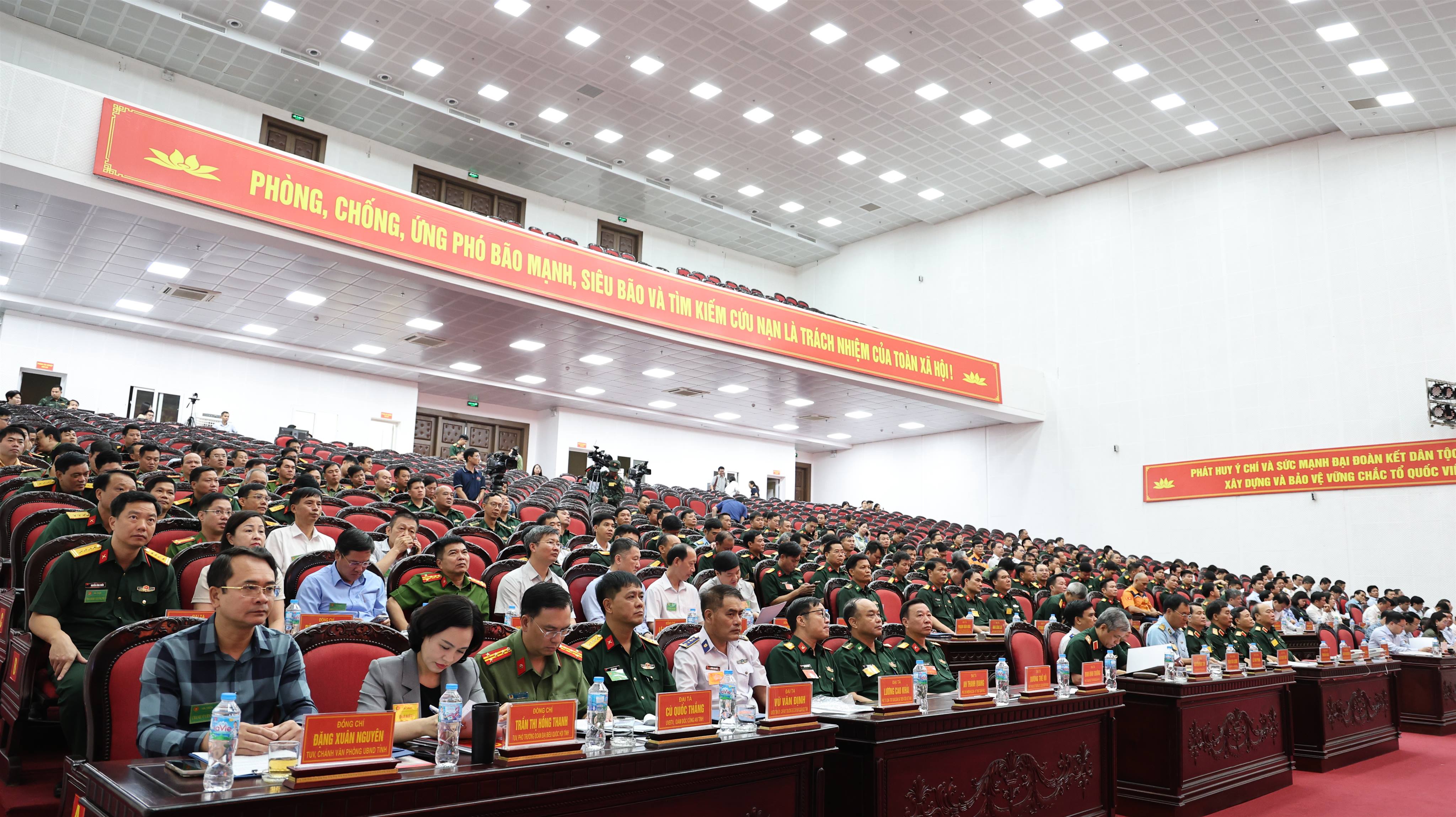 Khai mạc diễn tập phòng thủ dân sự ứng phó bão mạnh, siêu bão và tìm kiếm cứu nạn tỉnh năm 2026