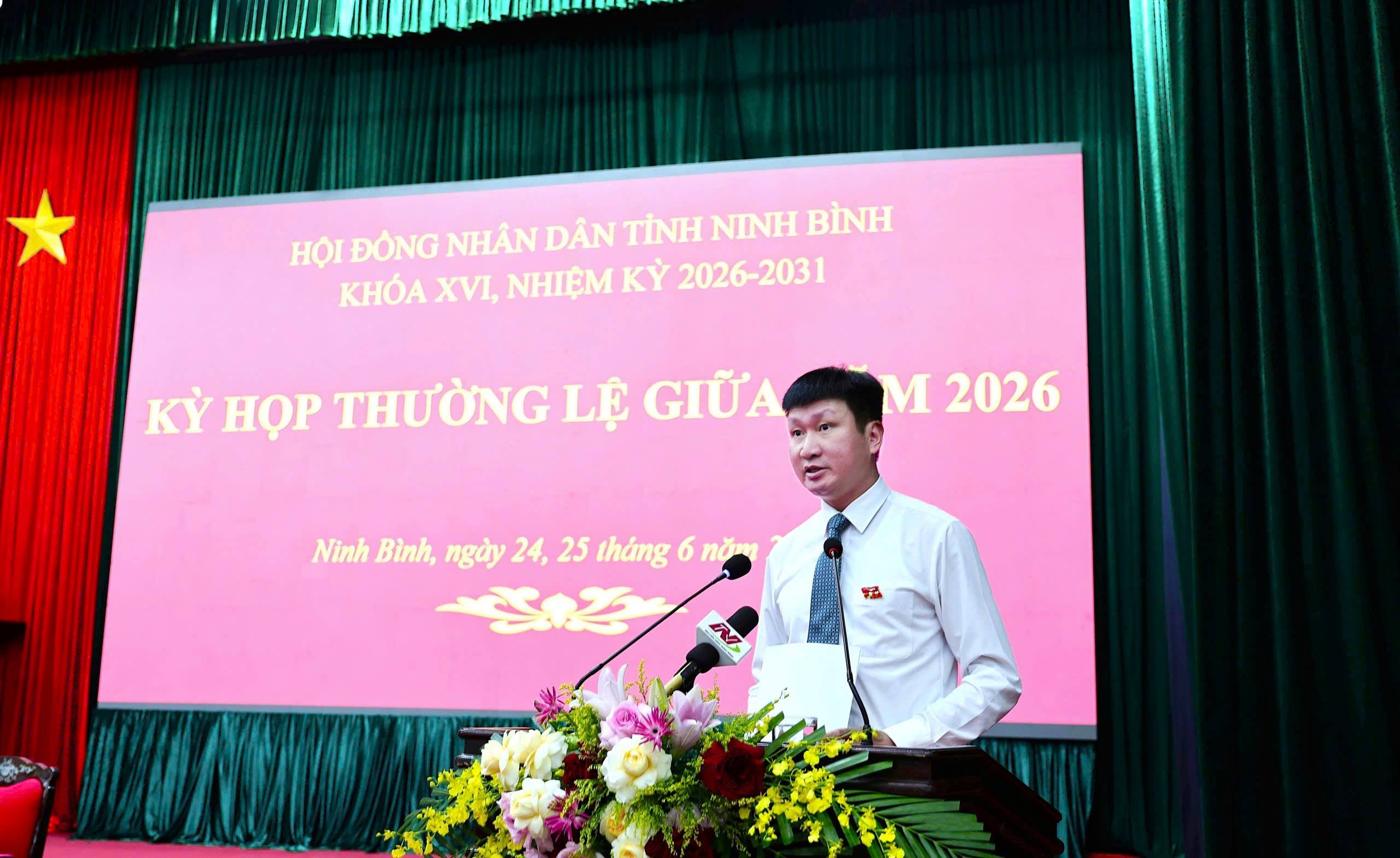 Toàn văn bài phát biểu chỉ đạo của đồng chí Bí thư Tỉnh uỷ tại Kỳ họp thường lệ giữa năm 2026 HĐND tỉnh, khoá XVI, nhiệm kỳ 2026 - 2031