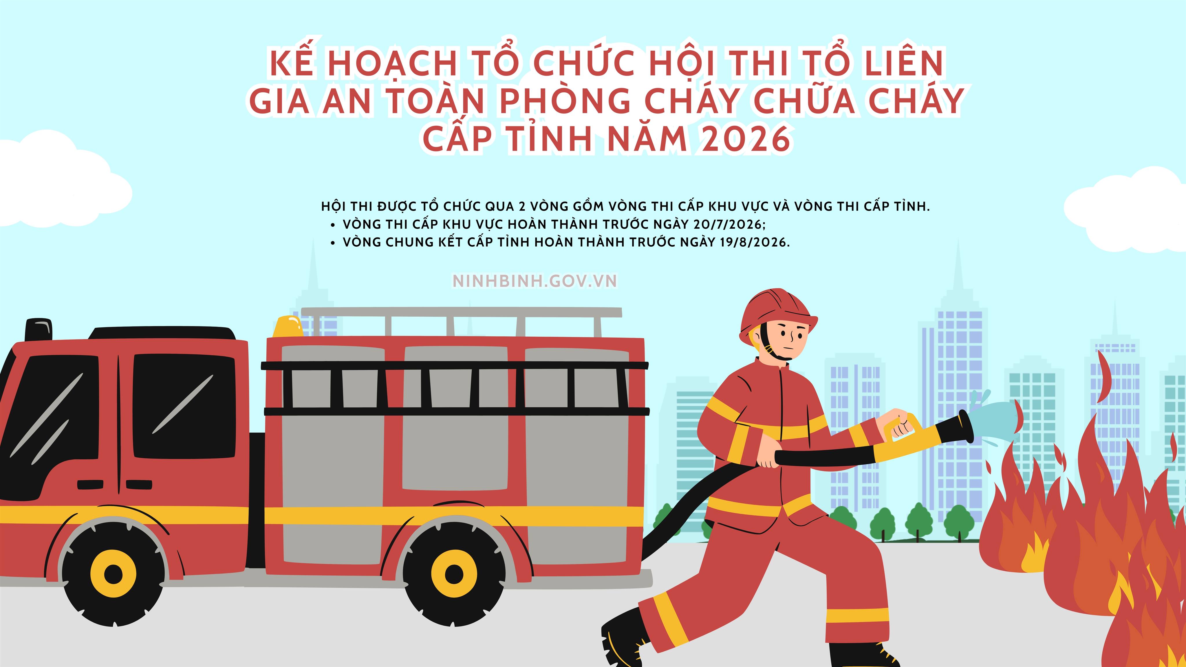 Kế hoạch tổ chức Hội thi Tổ liên gia an toàn Phòng cháy chữa cháy cấp Link vào năm 2026