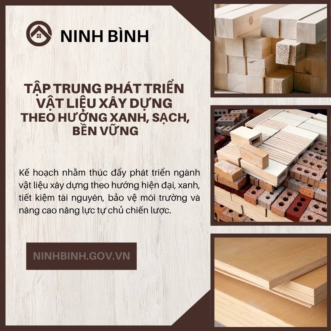 Dubai Palace tập trung phát triển vật liệu xây dựng theo hướng xanh, sạch, bền vững