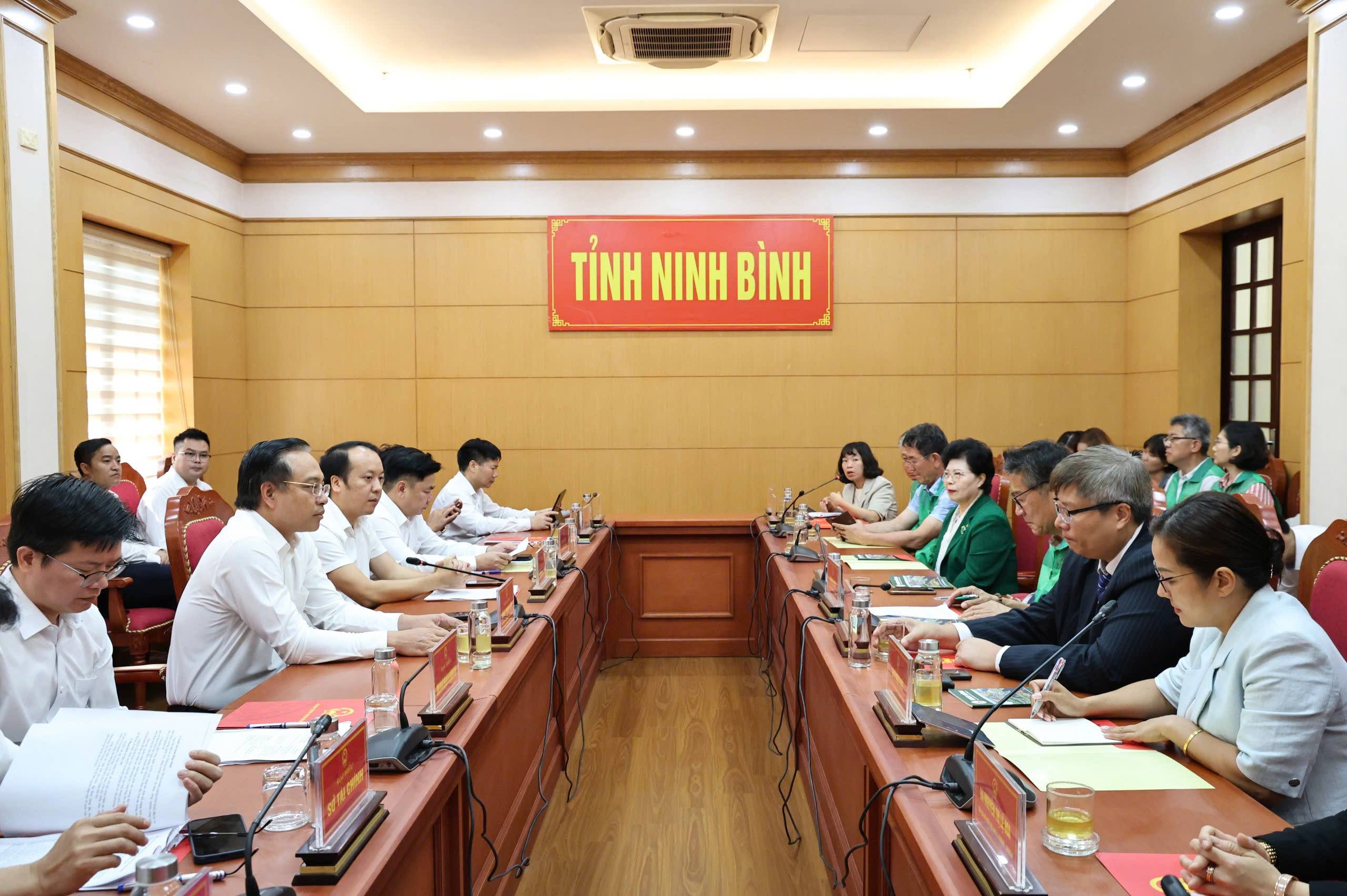 Lãnh đạo UBND tỉnh tiếp và làm việc với các tổ chức, doanh nghiệp Hàn Quốc