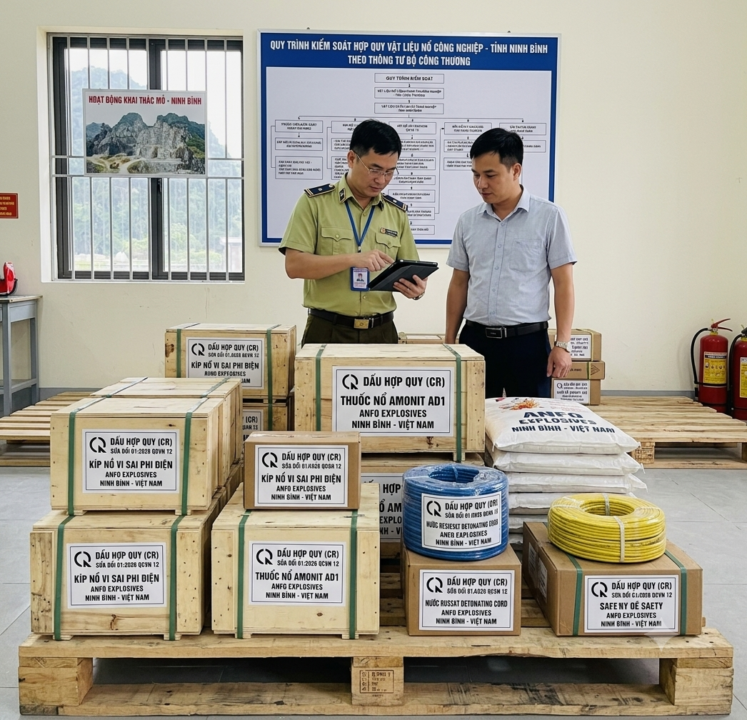 Ninh Bình triển khai quy định mới về quản lý vật liệu nổ công nghiệp