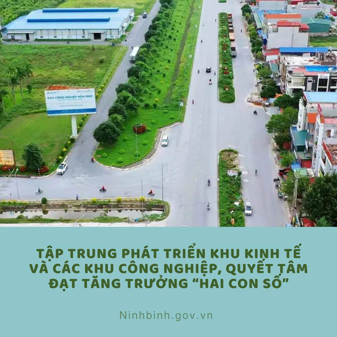 Tập trung phát triển Khu kinh tế và các Khu công nghiệp, quyết tâm đạt tăng trưởng “hai con số”
