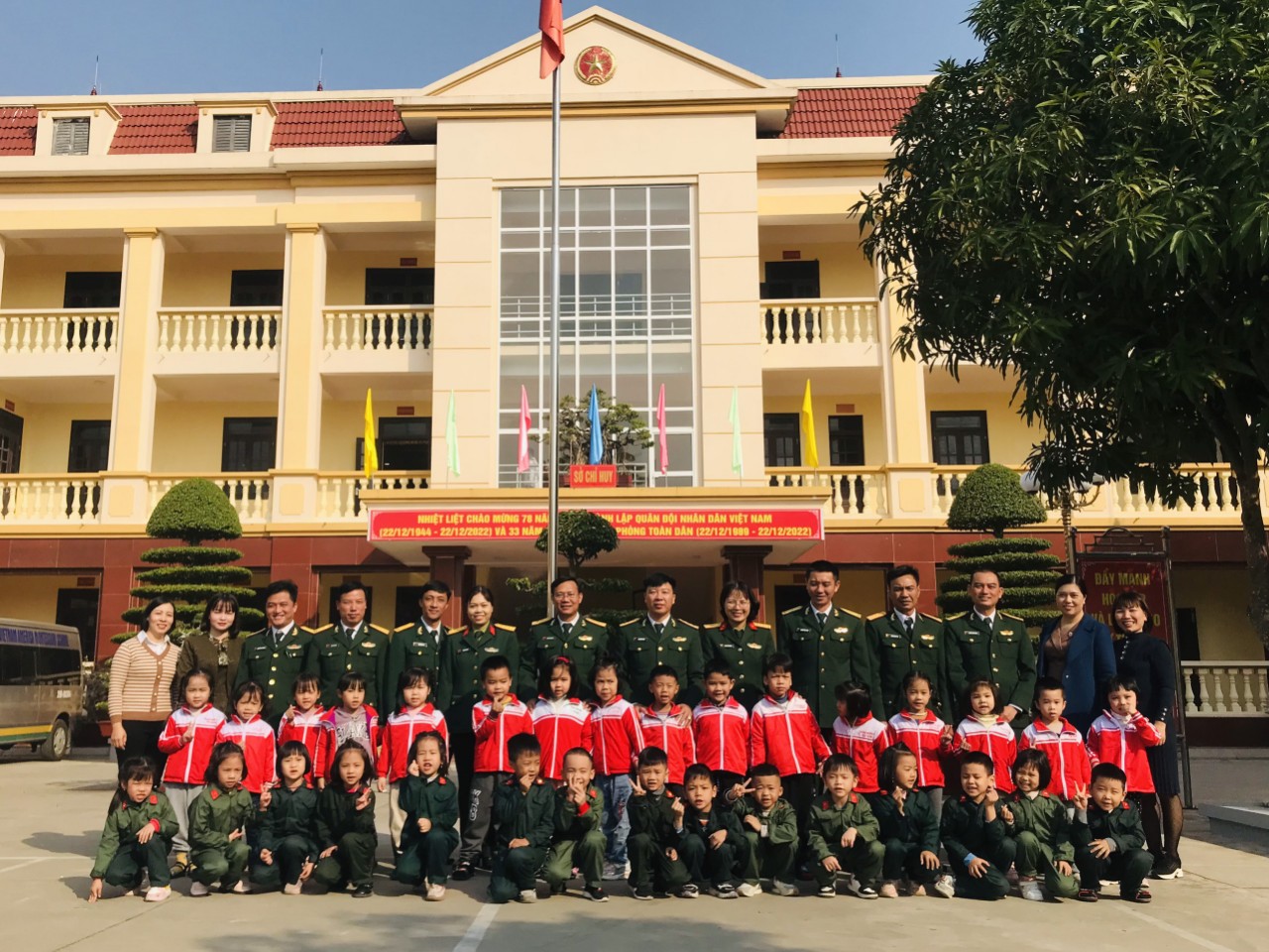 Hoạt động ngày 22/12 trường mầm non TT Yên Định