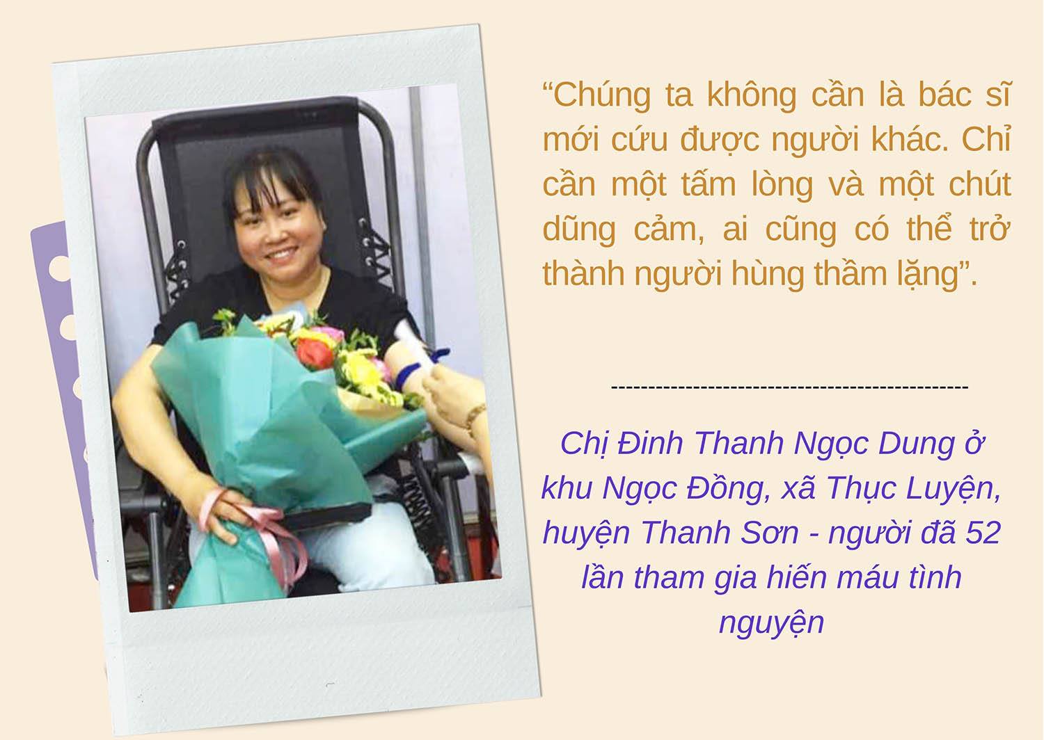 Người phụ nữ lặng thầm trao gửi yêu thương