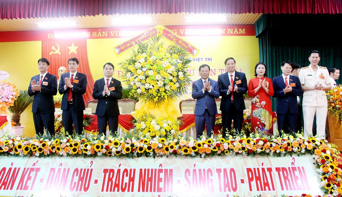 Đại hội đại biểu Đảng bộ các xã, phường Việt Trì, Đại Đình, Hiền Lương, Hải Lựu, Trạm Thản, Sông Lô, Đức Nhàn, Sơn Đông lần thứ Nhất, nhiệm kỳ 2025 - 2030