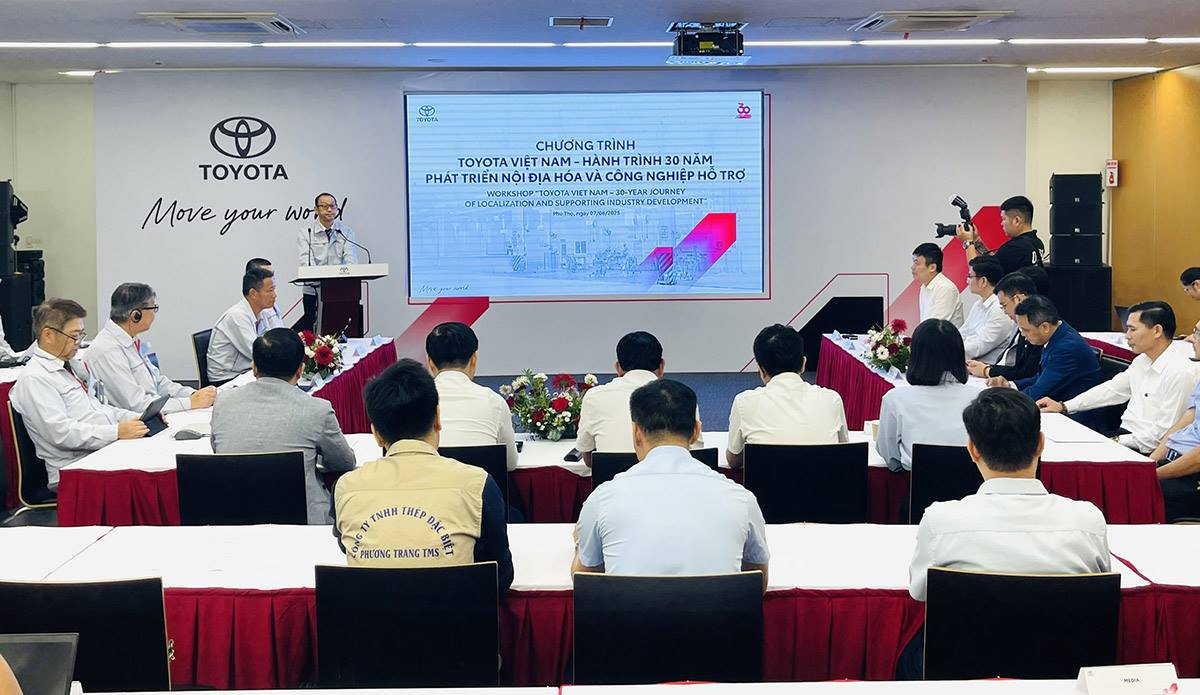 Toyota Việt Nam cùng hành trình 30 năm phát triển nội địa hóa và công nghiệp hỗ trợ