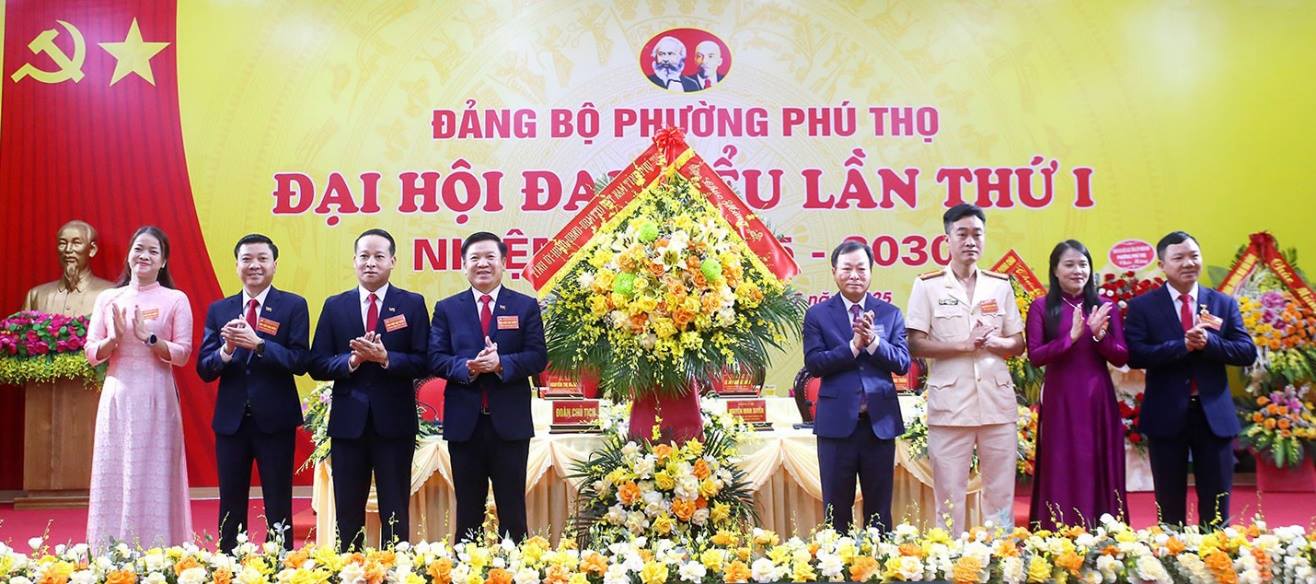 Đại hội đại biểu Đảng bộ các xã, phường Phú Thọ, Phúc Yên, Phú Mỹ, Bình Nguyên lần thứ Nhất, nhiệm kỳ 2025 - 2030