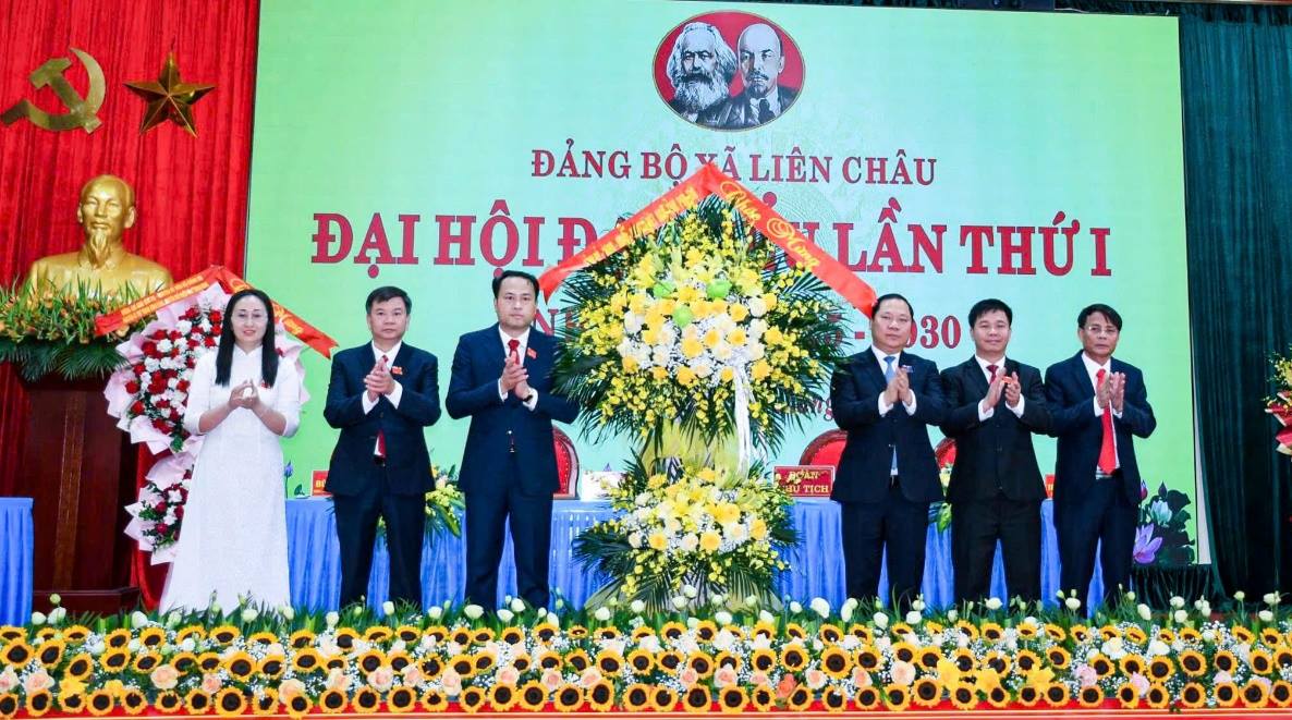 Đại hội đại biểu Đảng bộ xã, phường Liên Châu, Vĩnh Yên, Tam Dương Bắc, Bằng Luân, Bình Xuyên, Tân Pheo, Thái Hòa lần thứ Nhất, nhiệm kỳ 2025 - 2030