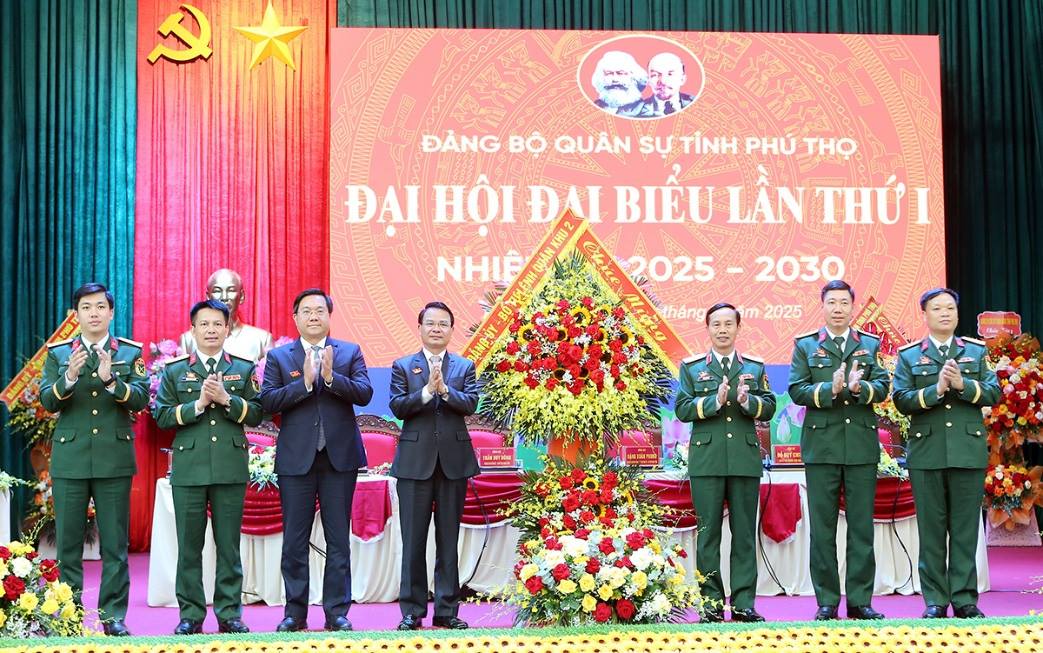 Đại hội đại biểu Đảng bộ Quân sự tỉnh Phú Thọ lần thứ I, nhiệm kỳ 2025 - 2030