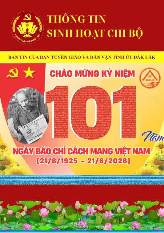 Thông tin sinh hoạt chi bộ tháng 6/2026