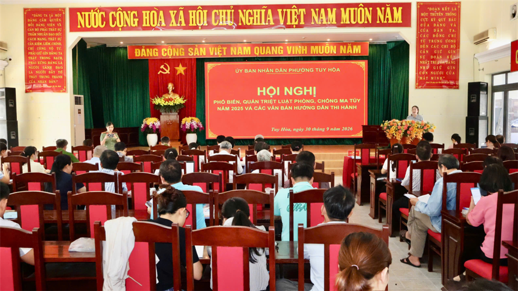 HỘI NGHỊ PHỔ BIẾN, QUÁN TRIỆT LUẬT PHÒNG, CHỐNG MA TÚY NĂM 2025 VÀ CÁC VĂN BẢN LIÊN QUAN