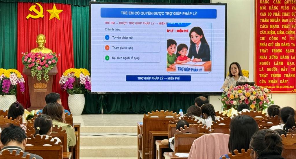 Tư vấn pháp luật miễn phí, bảo vệ quyền lợi đoàn viên và trẻ em