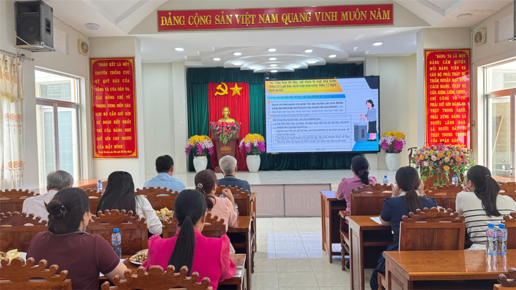Phường Tuy Hòa tập huấn công tác bảo vệ bí mật nhà nước và văn thư, lưu trữ
