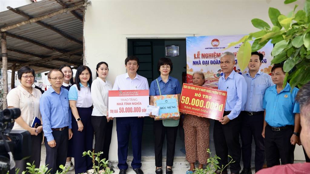 Lễ nghiệm thu và bàn giao nhà Đại đoàn kết cho hộ nghèo, cận nghèo đợt 2 năm 2026