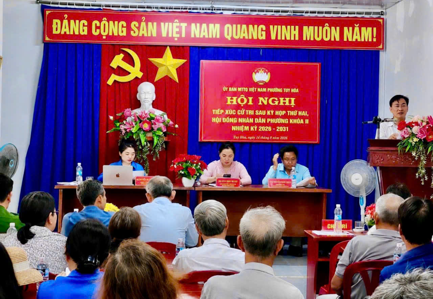 Tổ đại biểu số 5- HĐND phường tiếp xúc cử tri sau kỳ họp thứ Hai,  thường lệ giữa năm 2026