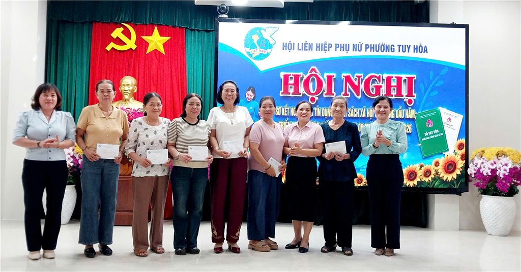 Hội LHPN phường Tuy Hòa tổ chức sơ kết hoạt động tín dụng chính sách xã hội 06 tháng đầu năm 2026