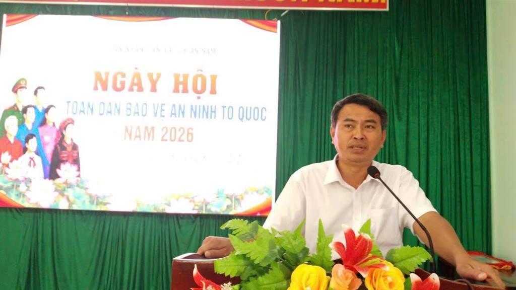 XÃ TUY AN NAM LONG TRỌNG TỔ CHỨC LỄ KỶ NIỆM 21 NĂM NGÀY HỘI TOÀN DÂN BẢO VỆ ANTQ