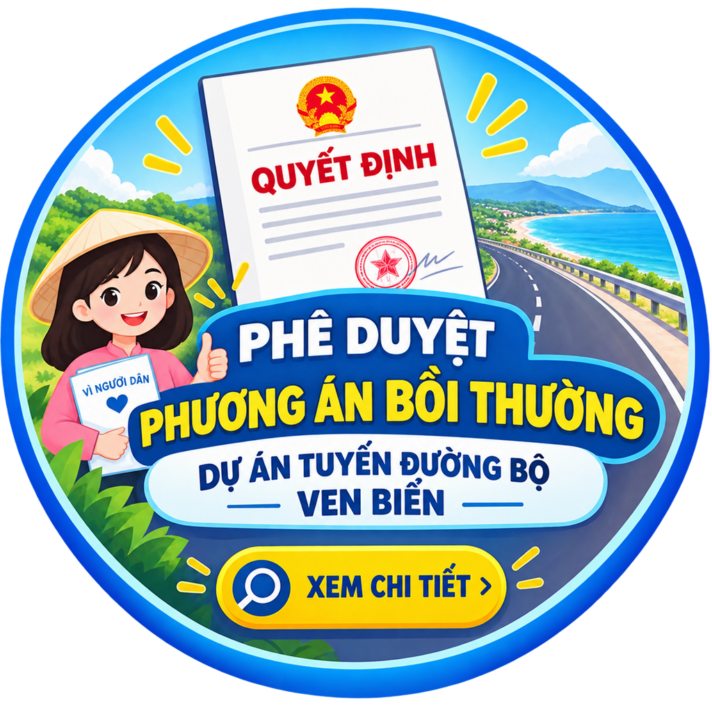 Quyết định Về việc phê duyệt phương án bồi thường, hỗ trợ và tái định cư để thực hiện dự án: Tuyến đường bộ ven biển tỉnh Phú Yên.