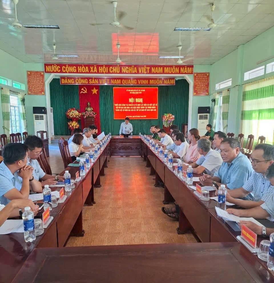 TUY AN NAM TRIỂN KHAI CÔNG TÁC CHUẨN BỊ LẤY MẪU HÀI CỐT LIỆT SĨ ĐỂ GIÁM ĐỊNH ADN
