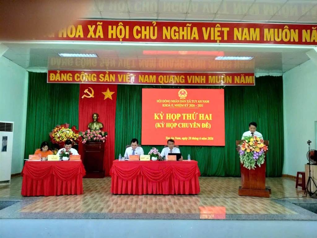 HĐND XÃ TUY AN NAM TỔ CHỨC KỲ HỌP CHUYÊN ĐỀ VỀ SẮP XẾP, TỔ CHỨC LẠI THÔN TRÊN ĐỊA BÀN XÃ