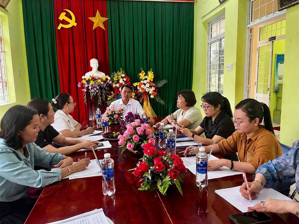 LÃNH ĐẠO XÃ TUY AN NAM THĂM, LÀM VIỆC VỚI CÁC TRƯỜNG HỌC, CHUẨN BỊ CHO NĂM HỌC MỚI 2026 – 2027