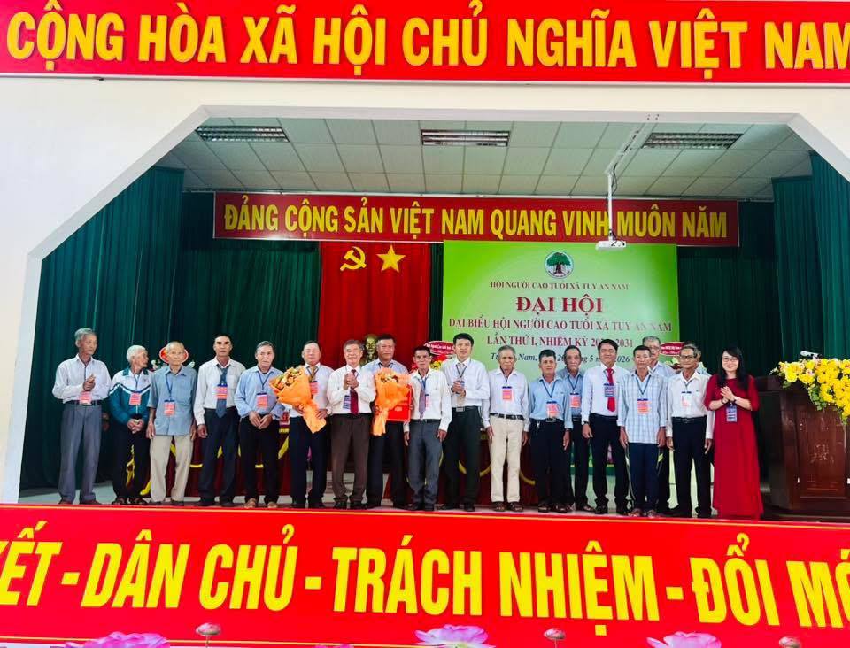 ĐẠI HỘI ĐẠI BIỂU HỘI NGƯỜI CAO TUỔI XÃ TUY AN NAM LẦN THỨ I, NHIỆM KỲ 2026-2031