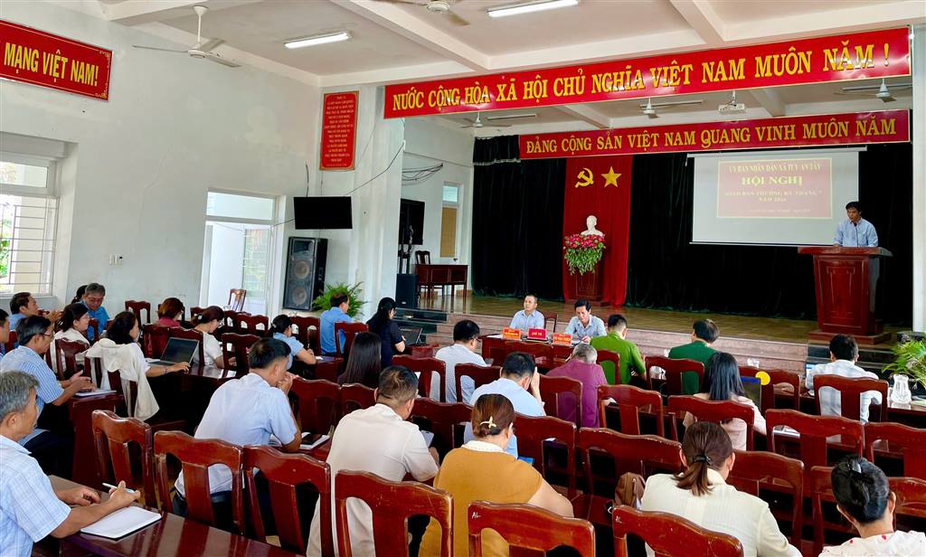 UBND XÃ TUY AN TÂY TRIỂN KHAI NHIỆM VỤ TRỌNG TÂM THÁNG 8 NĂM 2026