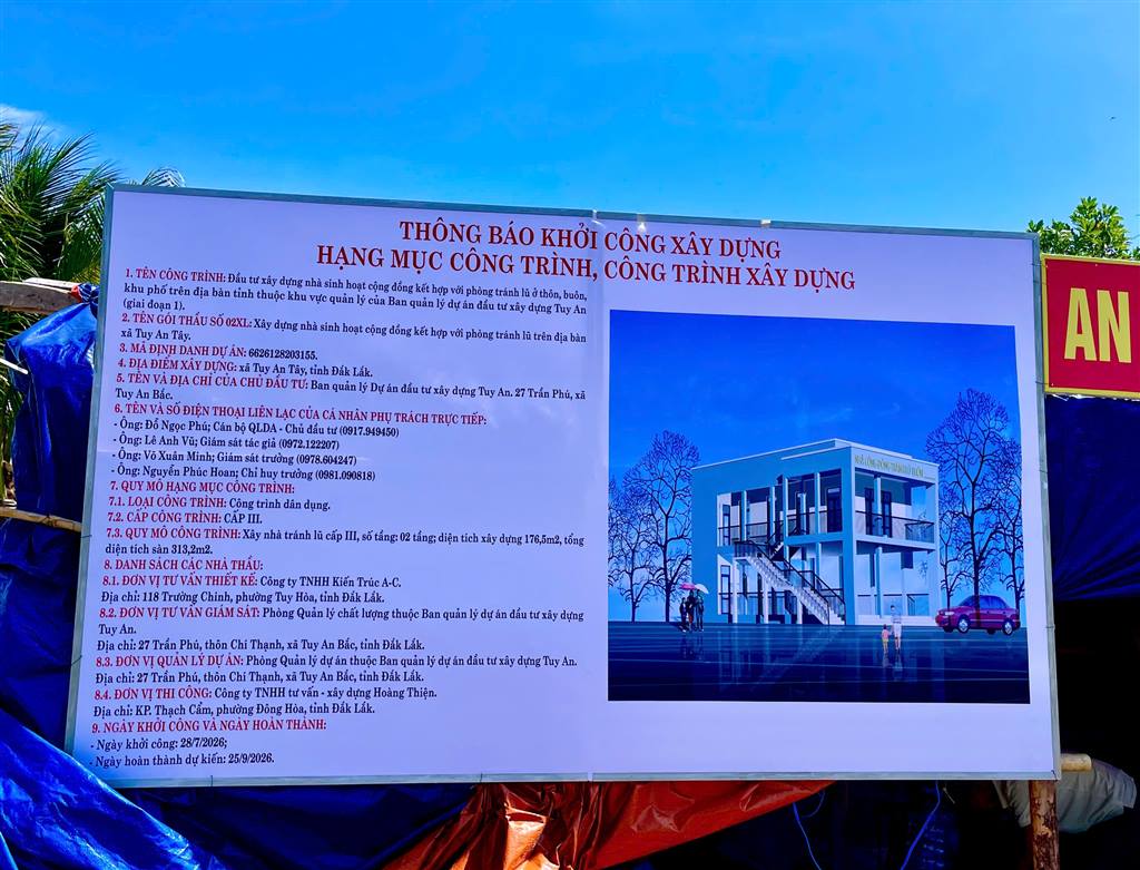NHÀ SINH HOẠT CỘNG ĐỒNG KẾT HỢP PHÒNG TRÁNH LŨ: ĐIỂM TỰA BÌNH YÊN CHO NGƯỜI DÂN
