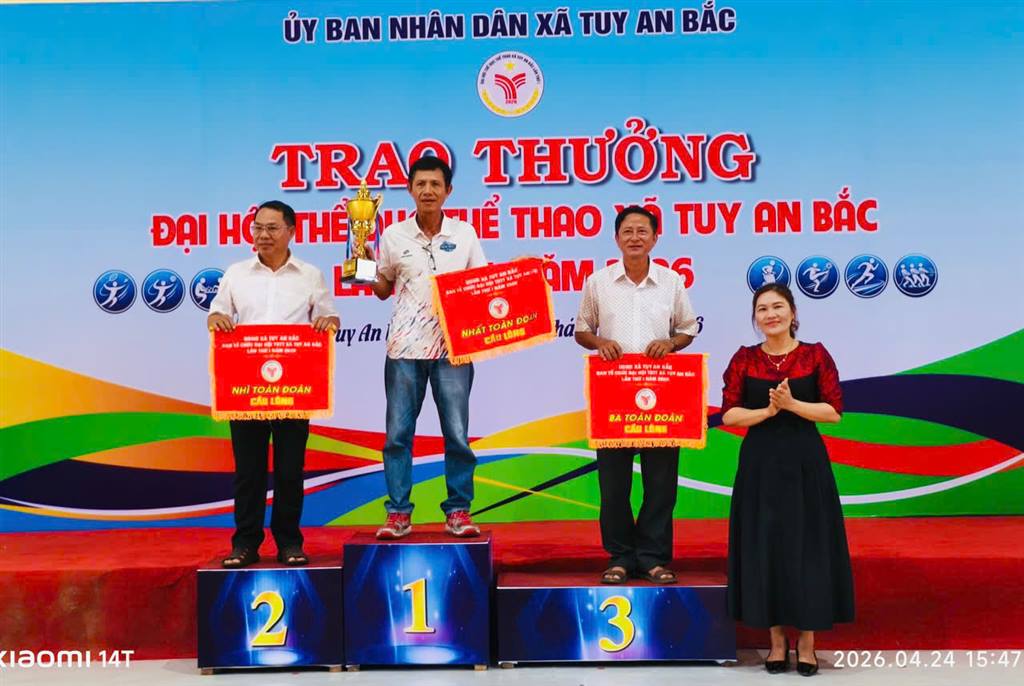 BẾ MẠC CÁC MÔN CỜ TƯỚNG, CẦU LÔNG TRONG KHUÔN KHỔ ĐẠI HỘI TDTT LẦN THỨ I NĂM 2026