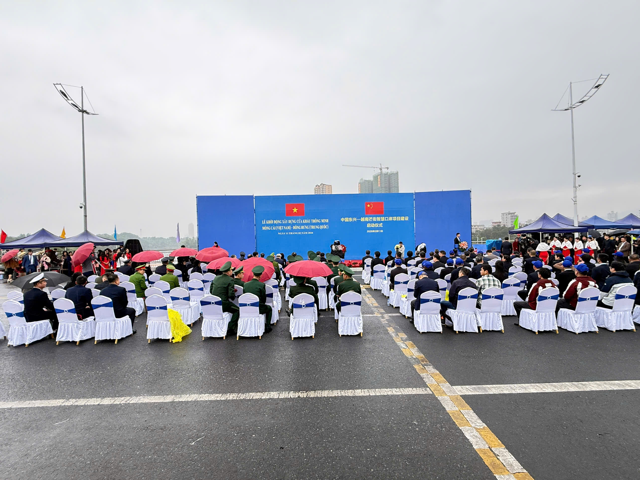 Đảm bảo công tác kiểm dịch y tế cho Lễ khởi động xây dựng Cửa Khẩu Thông Minh Móng Cái, Việt Nam – Đông Hưng, Trung Quốc