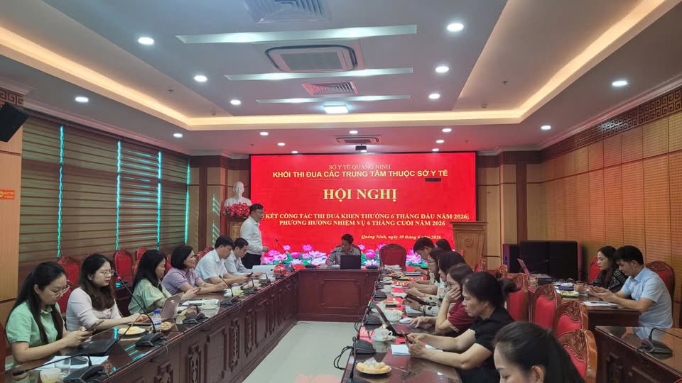 💥💥💥Sôi nổi phong trào thi đua 6 tháng đầu năm 2026: Khối các Trung tâm thuộc Sở Y tế Quảng Ninh bứt phá hoàn thành xuất sắc nhiệm vụ