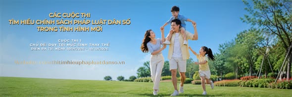 🚩CỤC DÂN SỐ, BỘ Y TẾ HƯỚNG DẪN THAM GIA CÁC CUỘC THI TÌM HIỂU CHÍNH SÁCH PHÁP LUẬT DÂN SỐ TRONG TÌNH HÌNH MỚI