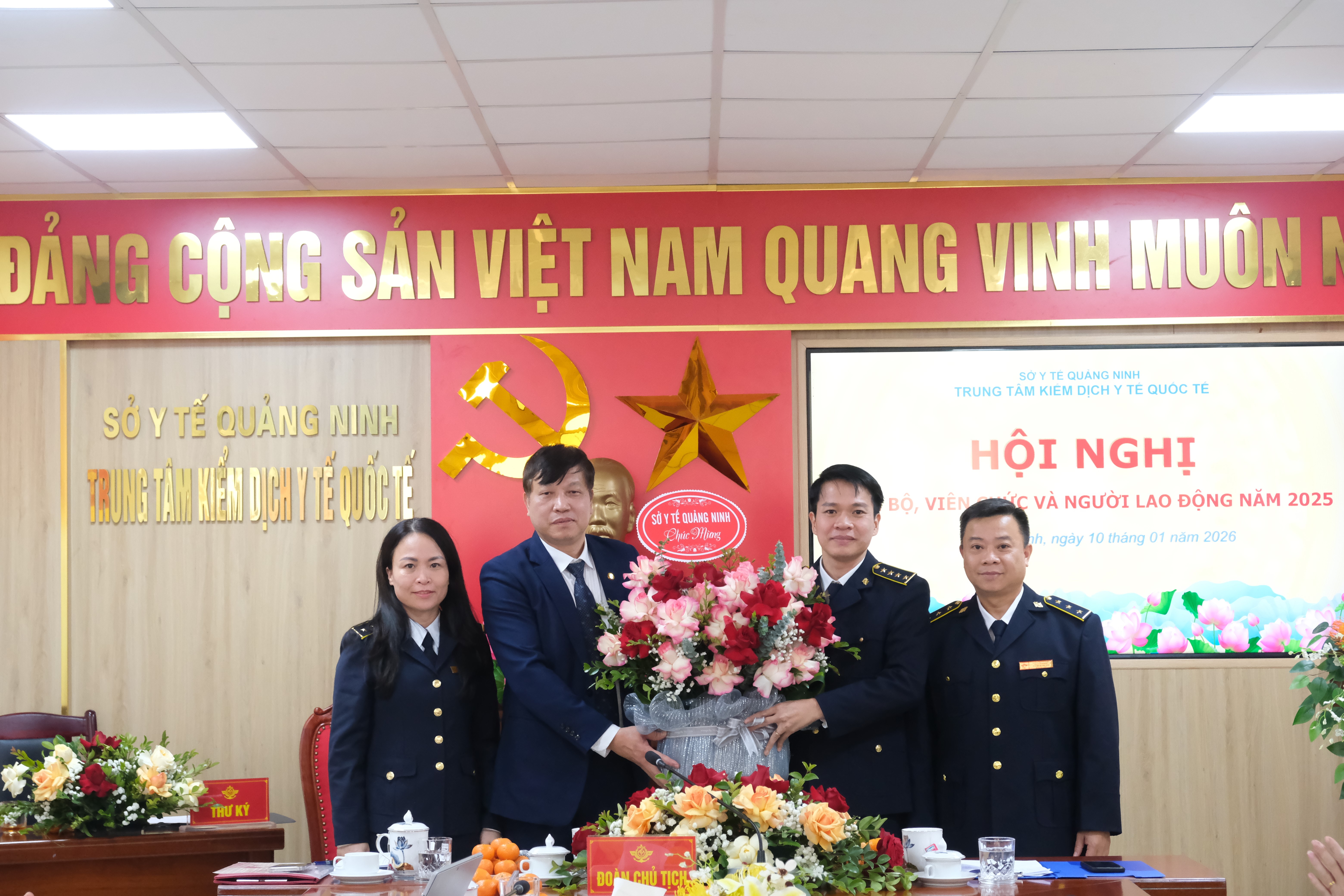 HỘI NGHỊ CÁN BỘ VIÊN CHỨC VÀ NGƯỜI LAO ĐỘNG TRUNG TÂM KIỂM DỊCH Y TẾ QUỐC TẾ QUẢNG NINH NĂM 2025