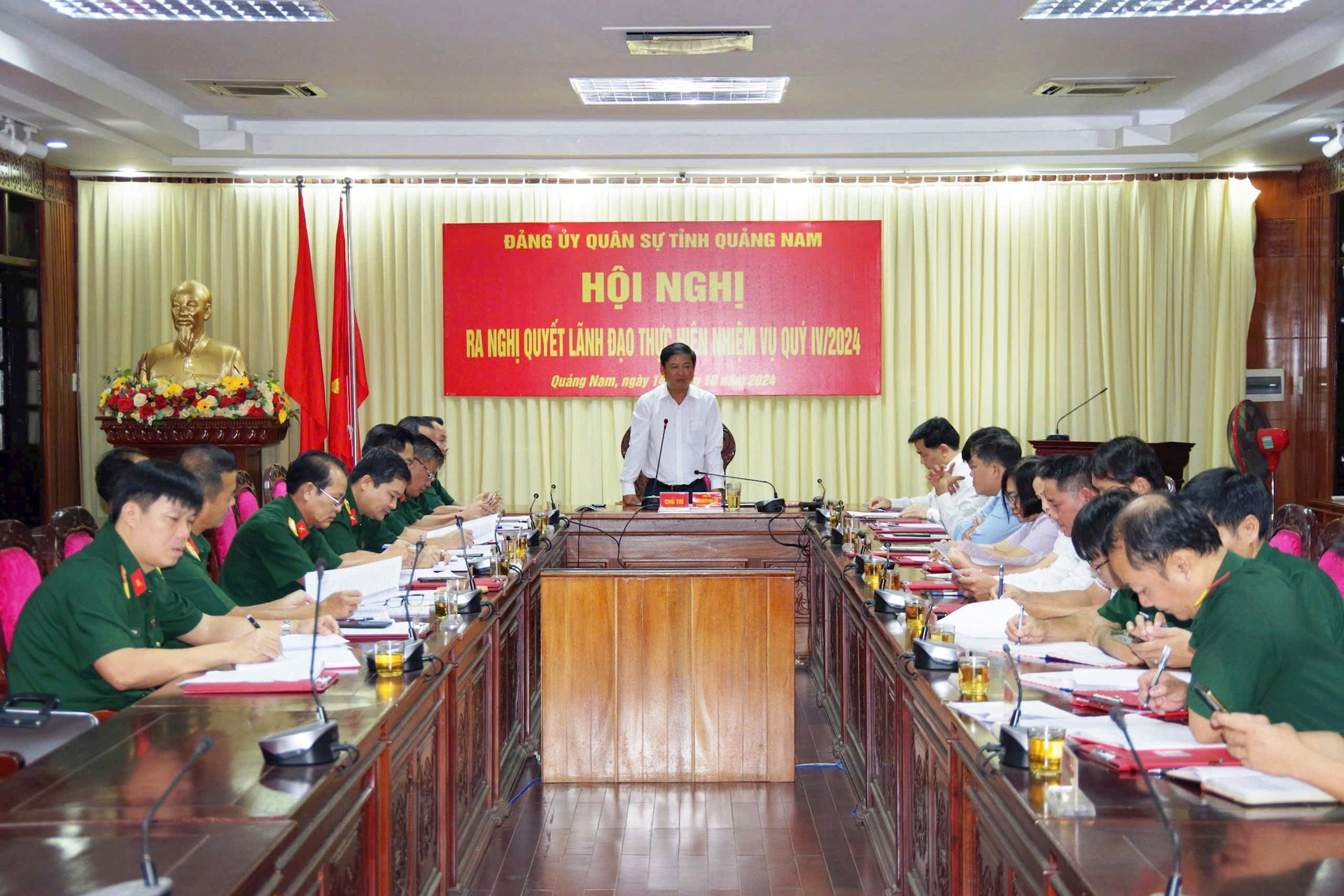 Đảng ủy Quân sự tỉnh Quảng Nam ra Nghị quyết lãnh đạo thực hiện nhiệm vụ quý IV năm 2024