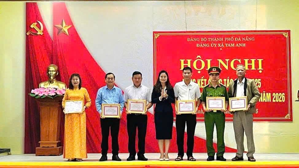 Đảng ủy xã Tam Anh tổ chức hội nghị tổng kết, đánh giá kết quả công tác năm 2025; triển khai phương hướng, nhiệm vụ năm 2026