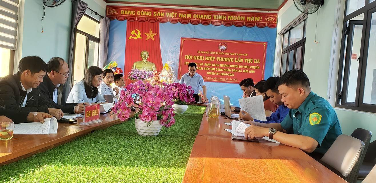 Ủy ban MTTQ Việt Nam xã tổ chức Hội nghị hiệp thương lần thứ ba