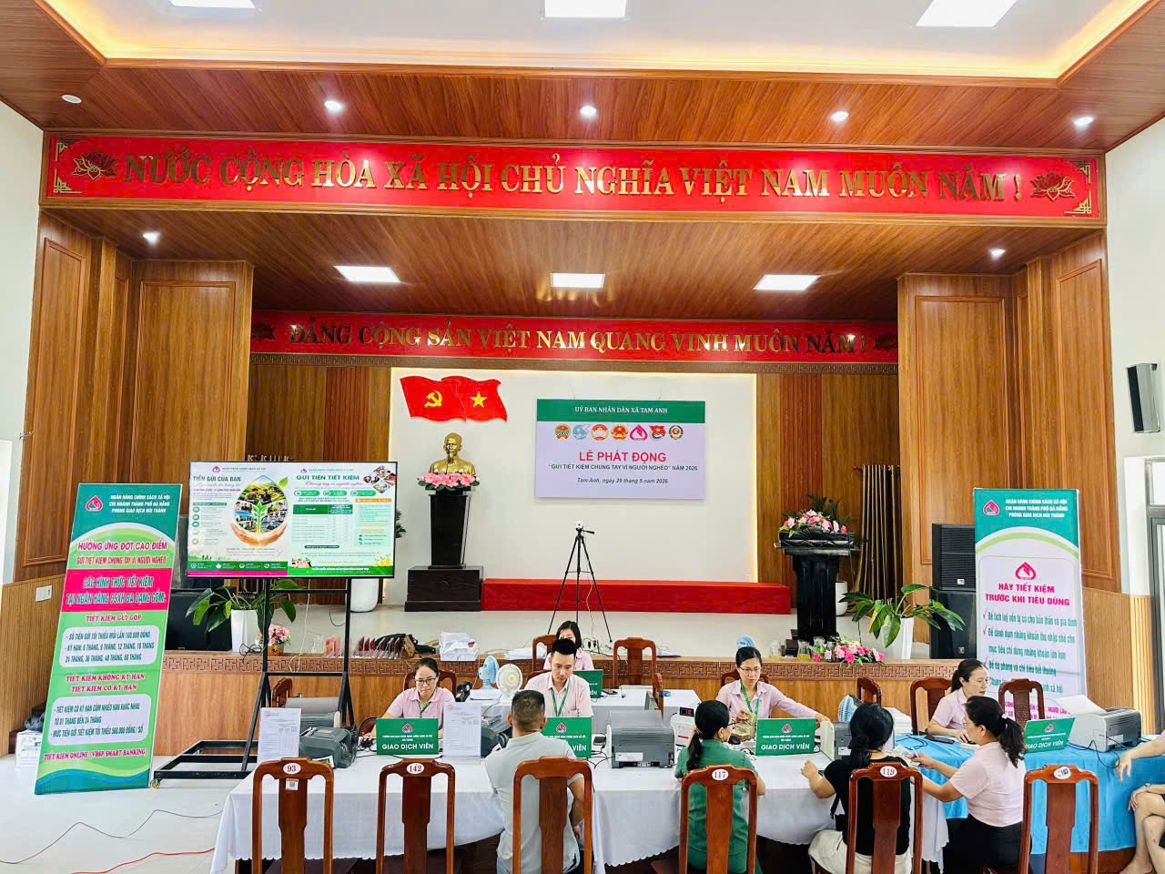 Xã Tam Anh phát động chương trình “Gửi tiết kiệm chung tay vì người nghèo” năm 2026