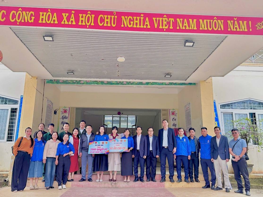 Lan tỏa sắc xuân Bính Ngọ - Nhiều hoạt động an sinh xã hội ý nghĩa tại xã kết nghĩa Bến Giằng