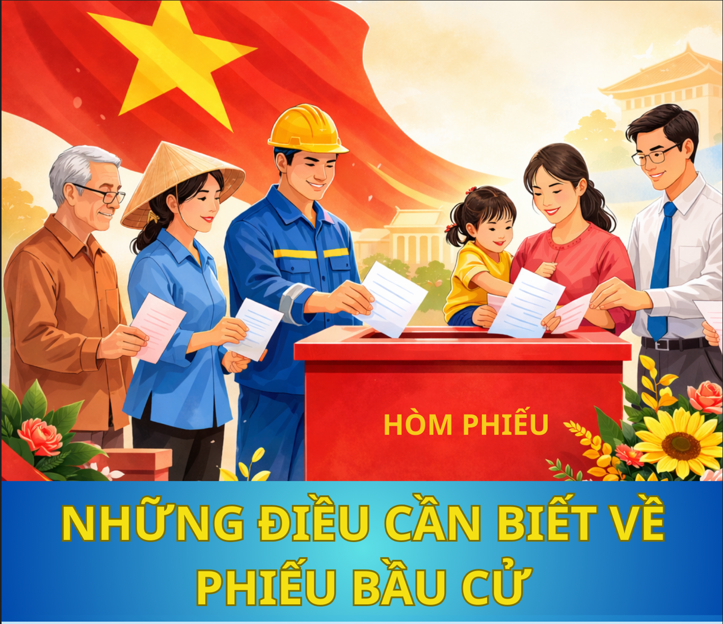 [INFOGRAPHIC] Những điều cần biết về phiếu bầu cử và khu vực bỏ phiếu