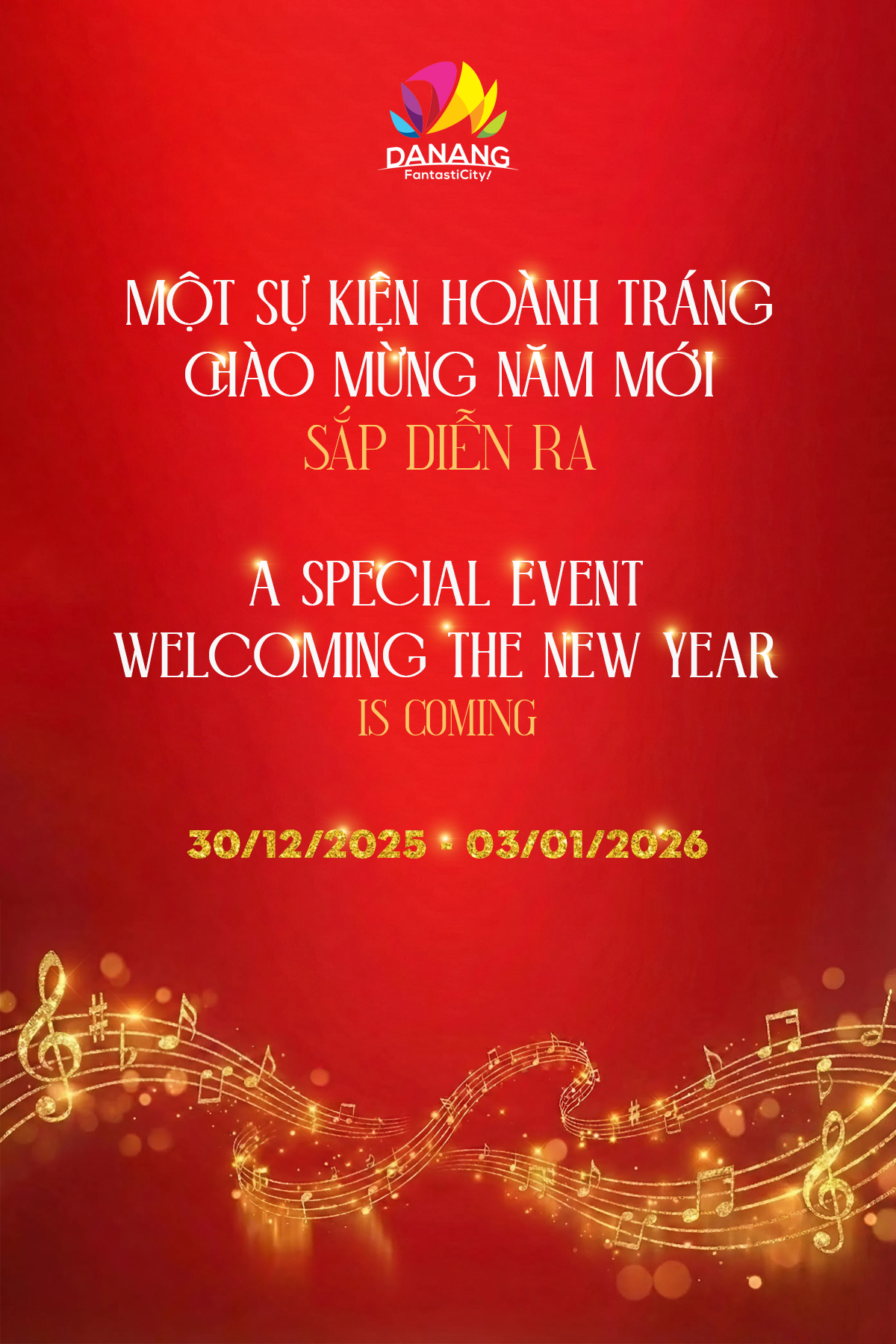 🎉 LỄ HỘI CHÀO NĂM MỚI ĐÀ NẴNG 2026 – DANANG NEW YEAR FESTIVAL 2026 🎉