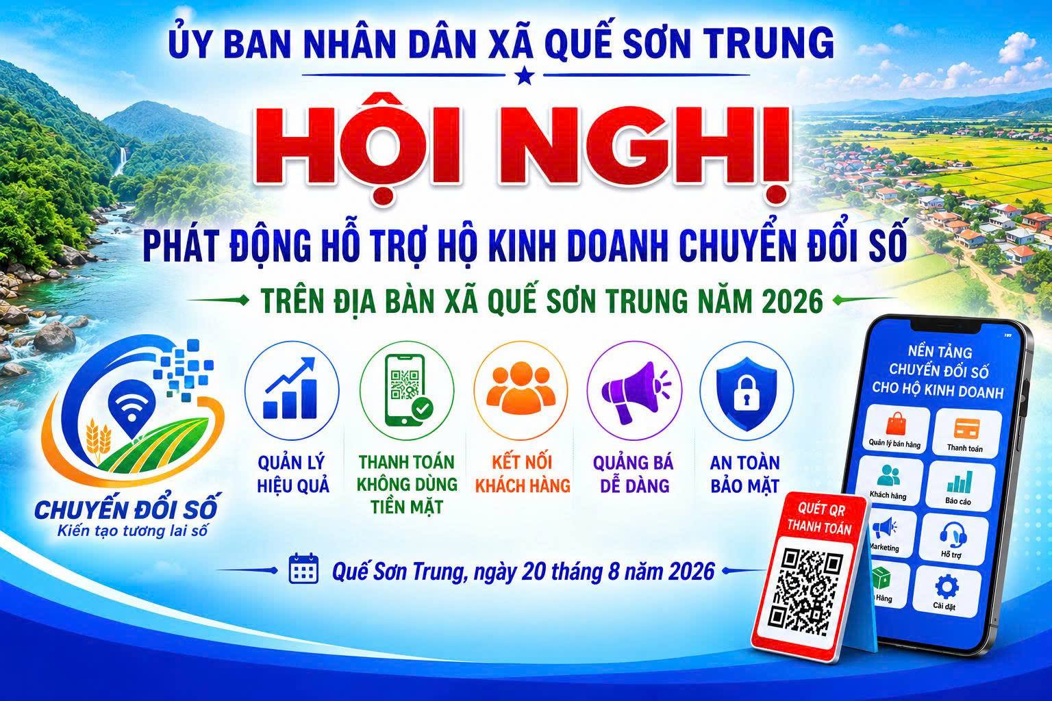 Tập huấn hỗ trợ Hộ kinh doanh thực hiện Chuyển đổi số