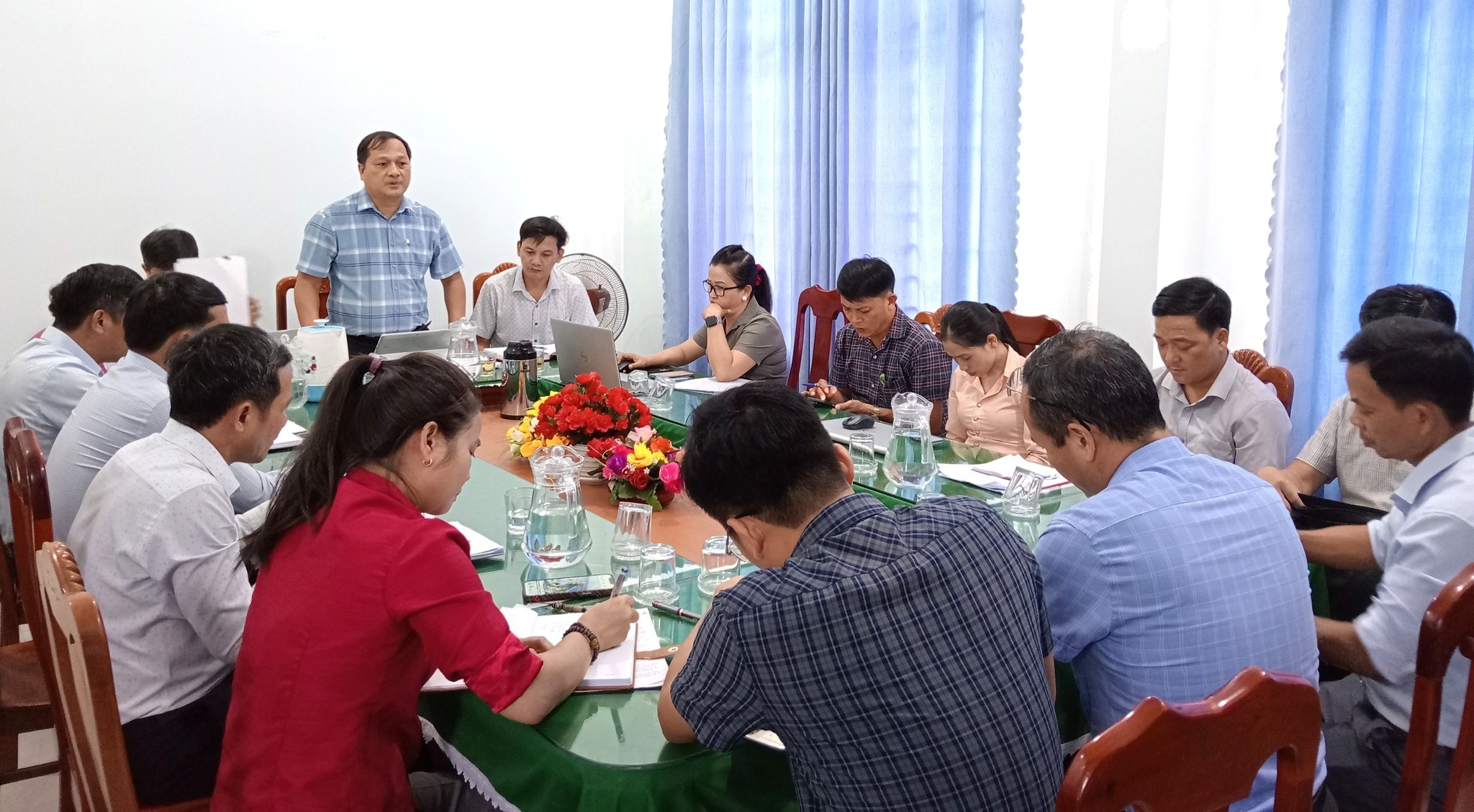 Tập trung chuẩn bị Đại hội Đại biểu Đảng bộ xã Quế Sơn Trung lần thứ I